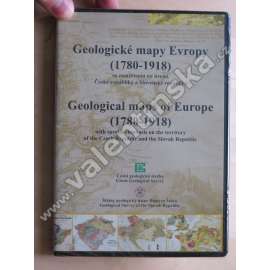 Geologické mapy Evropy (1780-1918) - DVD - ROM-geologická mapa