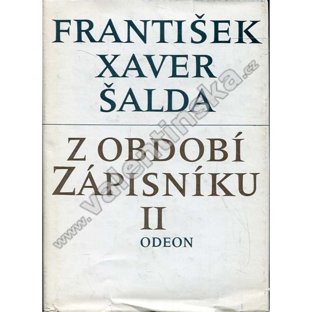 Z období Zápisníku II (František X. Šalda - Zápisník)