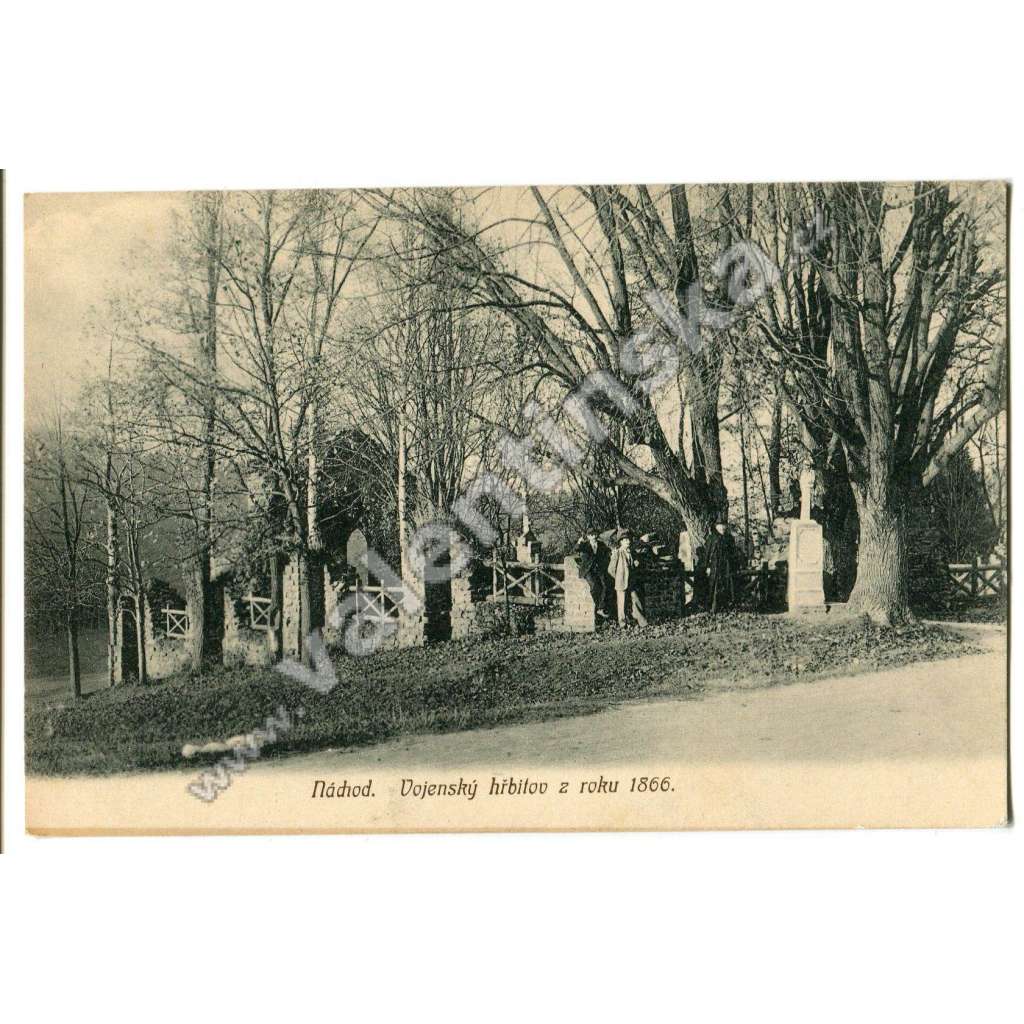 Náchod vojenský hřbitov válka Prusko-rakouská 1866