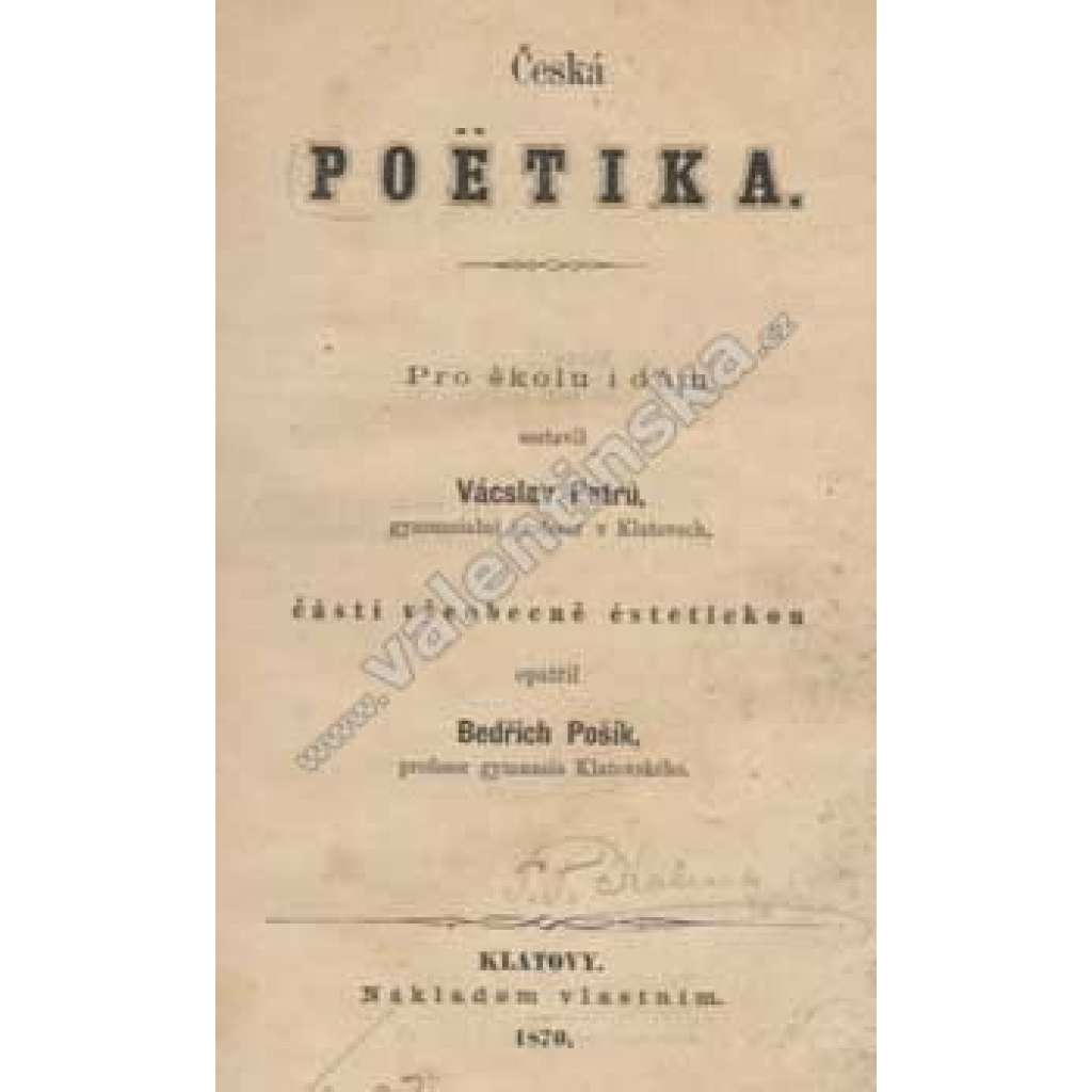 Česká poetika