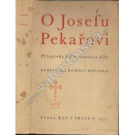 O Josefu Pekařovi (Josef Pekař historik - život a dílo, sborník 1937)
