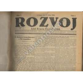 Rozvoj, 1922 - komplet.