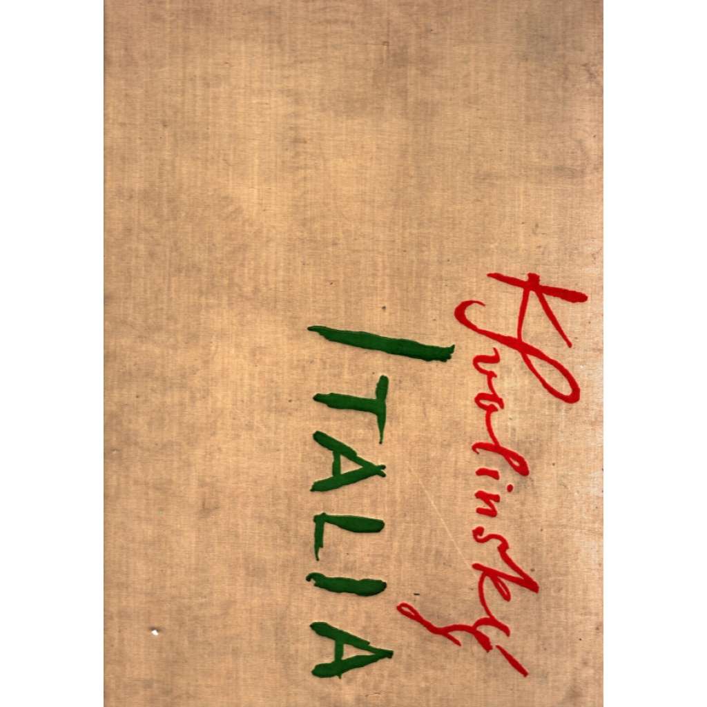 Italia - Karel Svolinský (perokresby, akvarely, kresby)