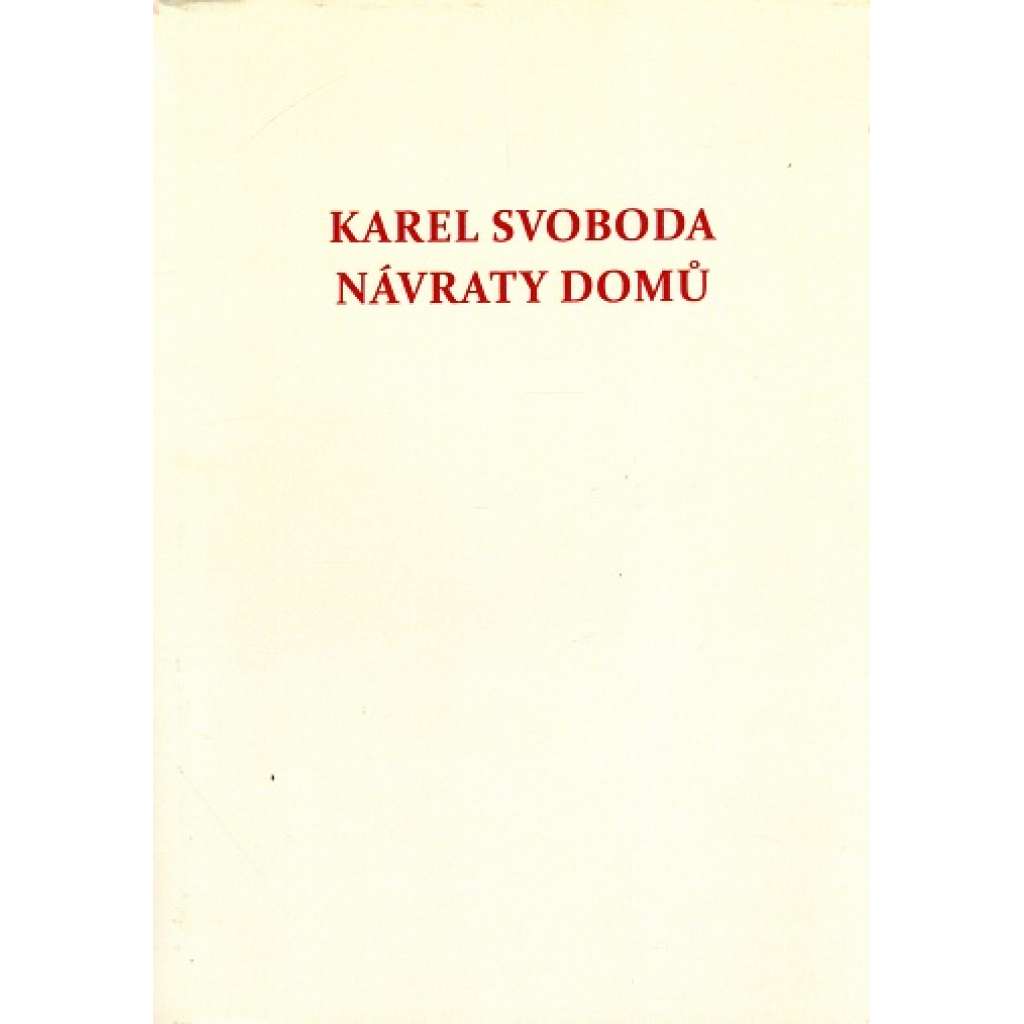 Návraty domů (poezie, podpis autora)