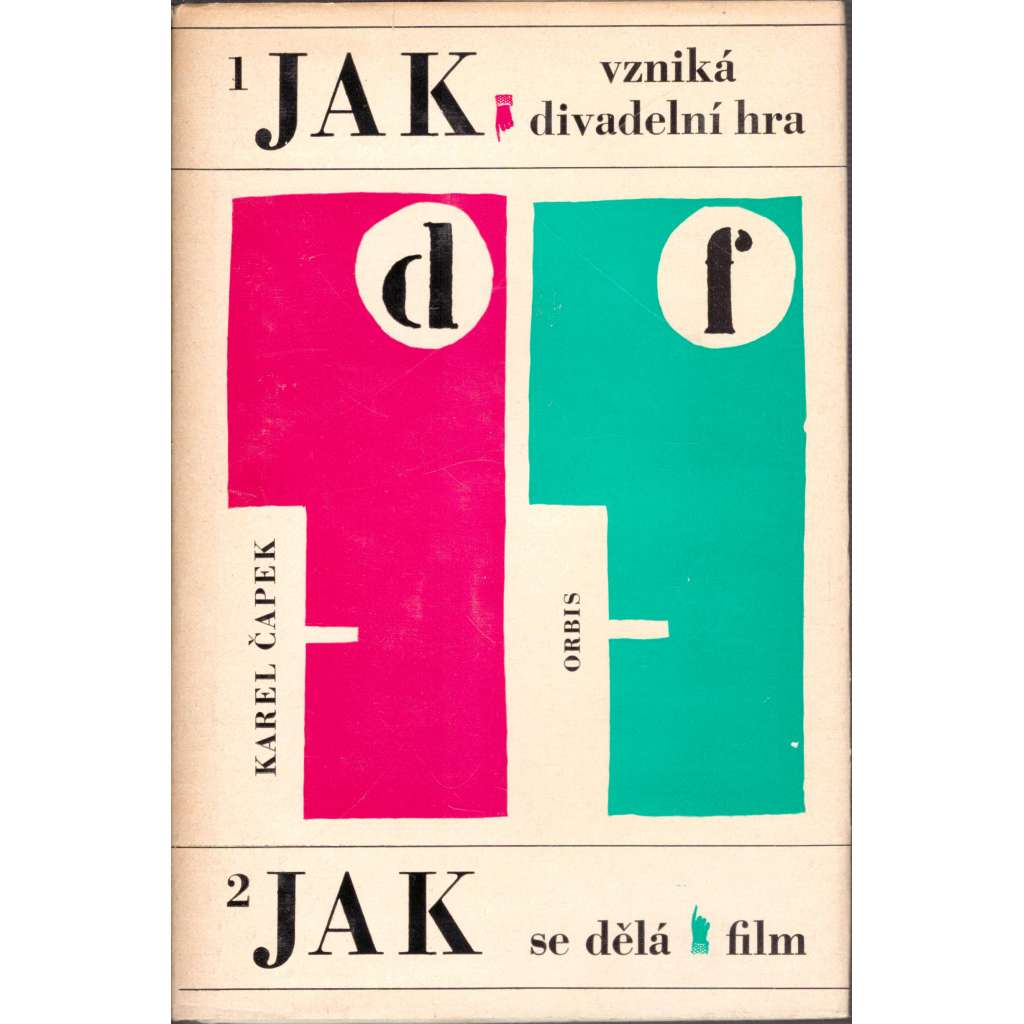 Jak vzniká divadelní hra. Jak se dělá film (edice: Knihovna svět divadla, sv. 1) [film, divadlo; ilustrace Josef Čapek]