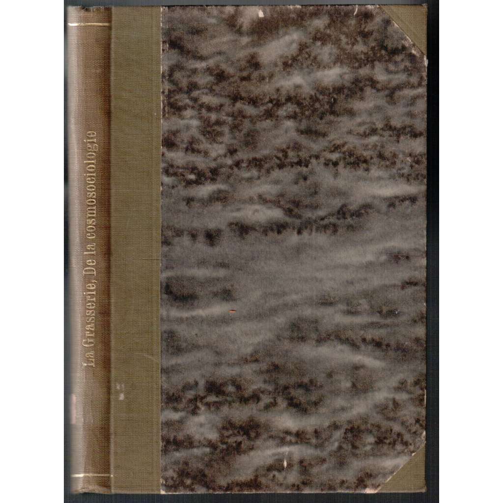 De la cosmosociologie [kosmosociologie]