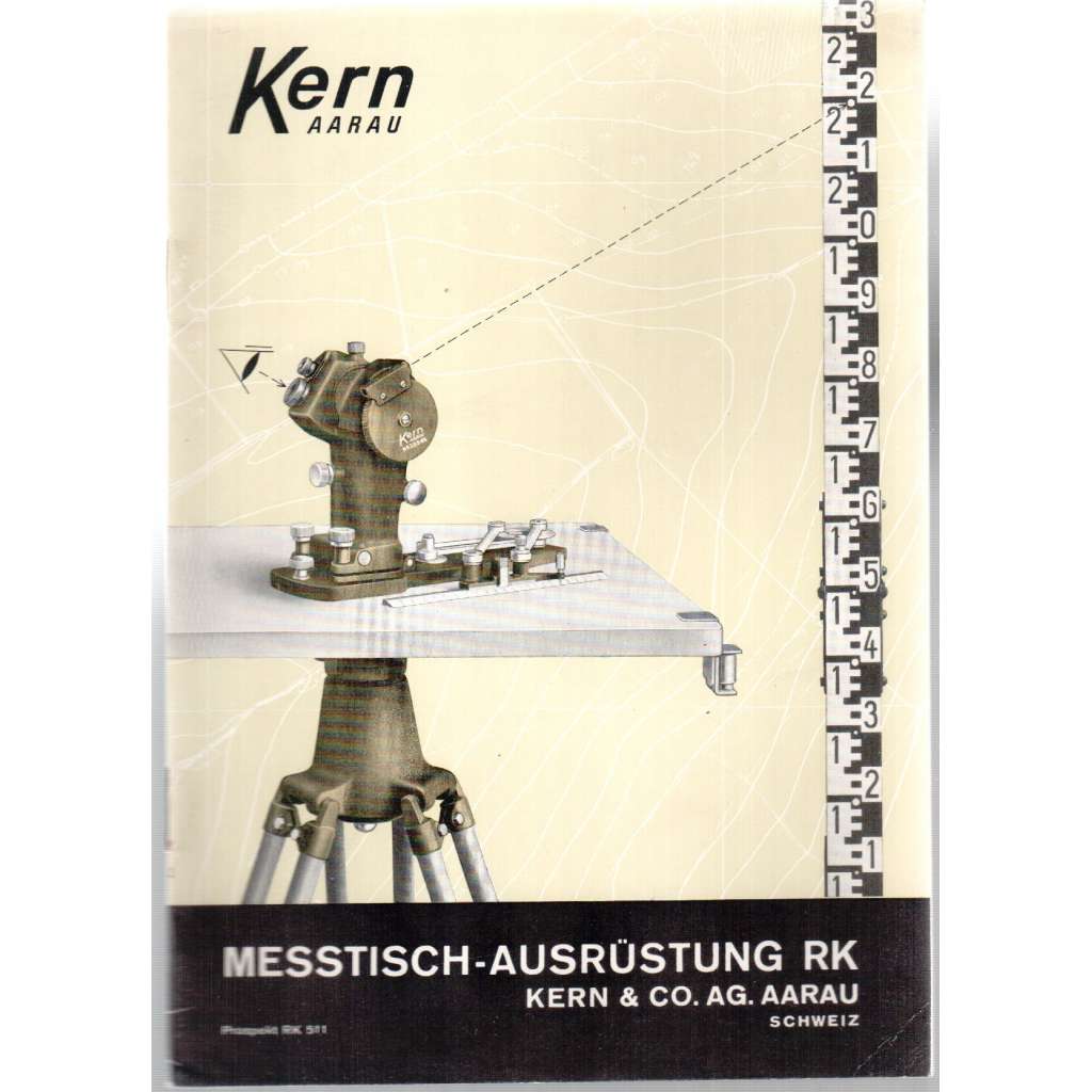 Messtisch-Ausrüstung RK [vybavení měřicího stolu]