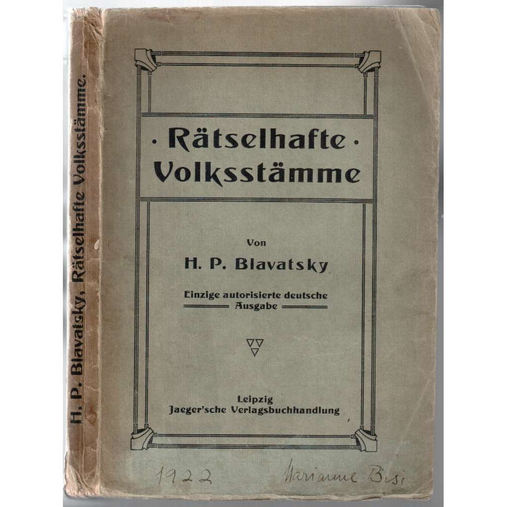 Rätselhafte Volksstämme [okultismus lidových kmenů]