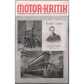 Motor-Kritik. Halbmonats-Zeitschrift für den Fortschritt in der Kraftfahrt [čtrnáctideník pro motorismus]