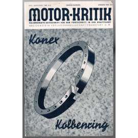 Motor-Kritik. Halbmonats-Zeitschrift für den Fortschritt in der Kraftfahrt [čtrnáctideník pro motorismus]