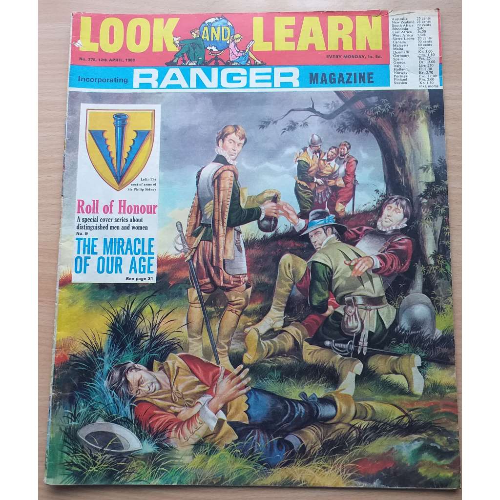 Look and Learn. No. 378, 12th April, 1969. Incorporating Ranger Magazine [anglický časopis pro děti]