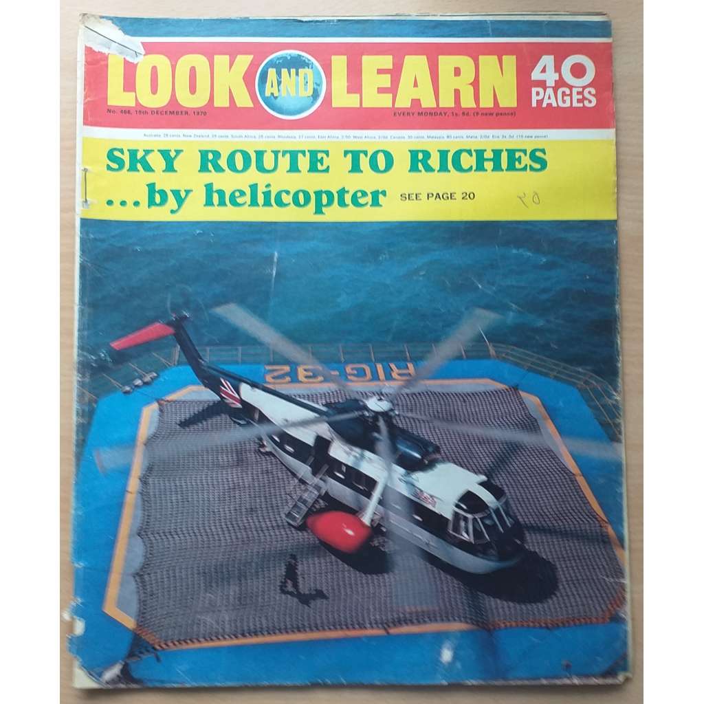 Look and Learn. No. 466, 19th December, 1970 [anglický časopis pro děti]