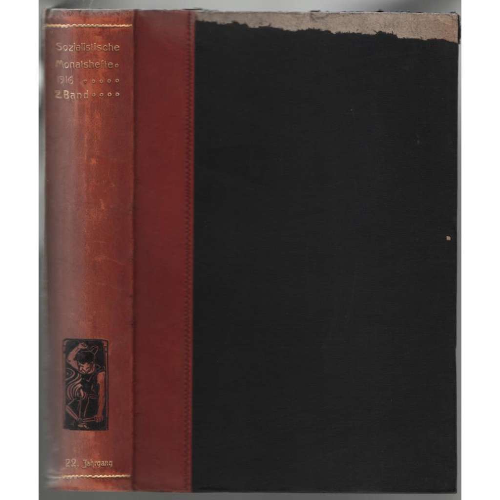Sozialistische Monatshefte redigiert von Joseph Bloch; 1916, 2. Band, 9. bis 17. Heft [socialistický měsíčník]