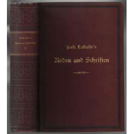 Ferd. Lassalle´s Reden und Schriften. Neue Gesammt-Ausgabe. Zweiter Band [politika]