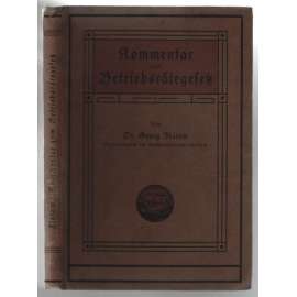 Kommentar zum Betriebsrätegesetz [podnikové rady]