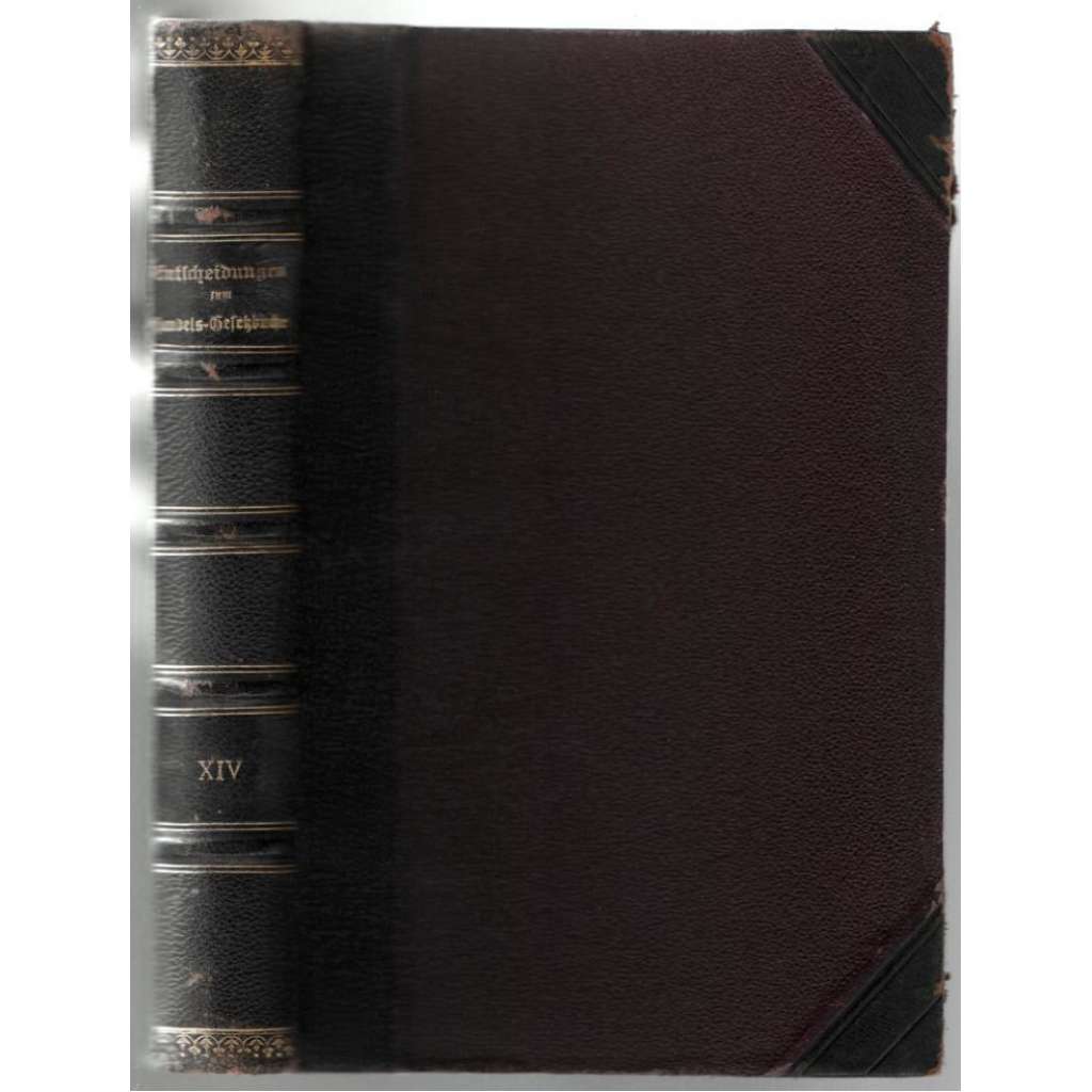Sammlung handelsrechtlicher Entscheidungen; Band XIV. Nr. 2671-2908 [obchodní právo]