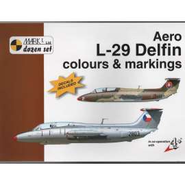 Aero L-29 Delfin colours & markings; in co-operation with 4+ [Dozen Set] [letectví]