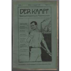 Der Kampf, Sozialdemokratische Monatsschrift; Jahrg. I, August 1908, Heft 11 [měsíčník rakouské sociální demokracie]
