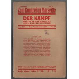 Der Kampf, Sozialdemokratische Monatsschrift; Jahrg. XVIII, August-September 1925, Heft 8/9 [měsíčník rakouské soc.dem.]