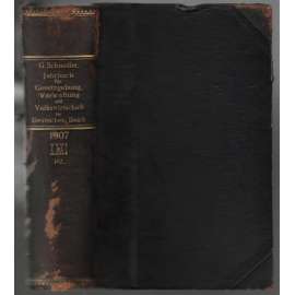 Jahrbuch für Gesetzgebung, Verwaltung und Volkswirtschaft im Deutschen Reich. XXXI.Jahrgang. 1.- 2. Heft [ročenka, Německo]