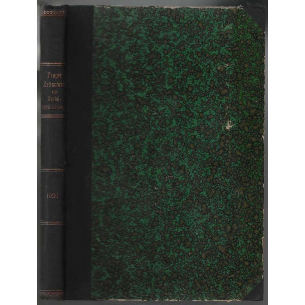 Prager Zeitschrift für Sozialversicherung. Monatsschrift; II. Jahrgang, Hefte 1-12, 1926 [sociální pojištění]