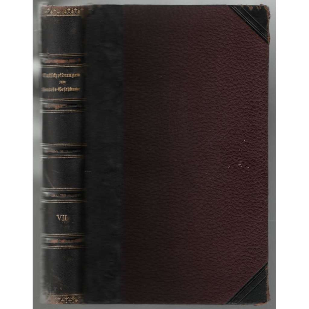 Sammlung von Entscheidungen zum Handels-Gesetzbuche. Siebenter Band [rakouský obchodní zákoník]