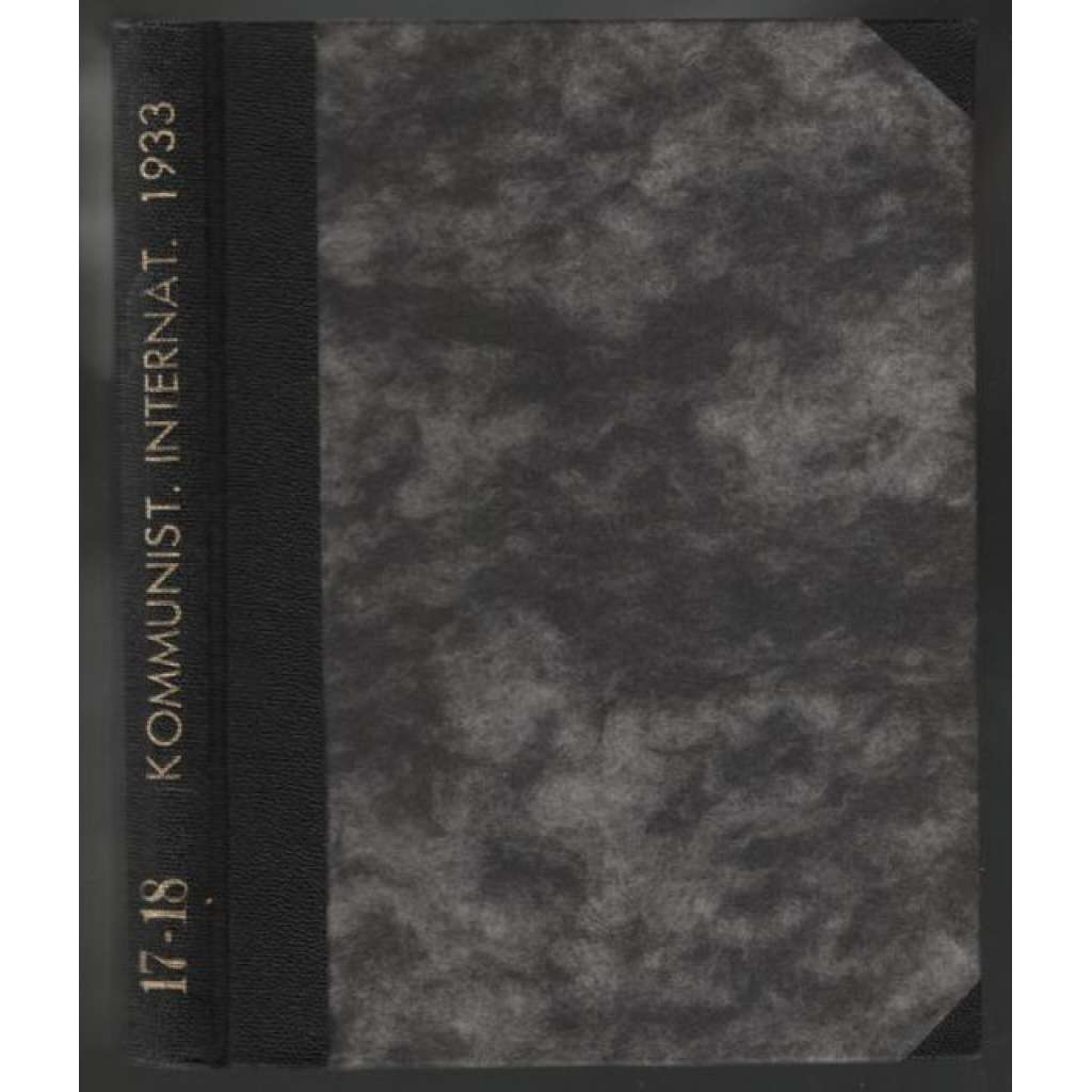 Die Kommunistische Internationale; XIV. Jahrgang 1933, Hefte 17-18 [komunismus]