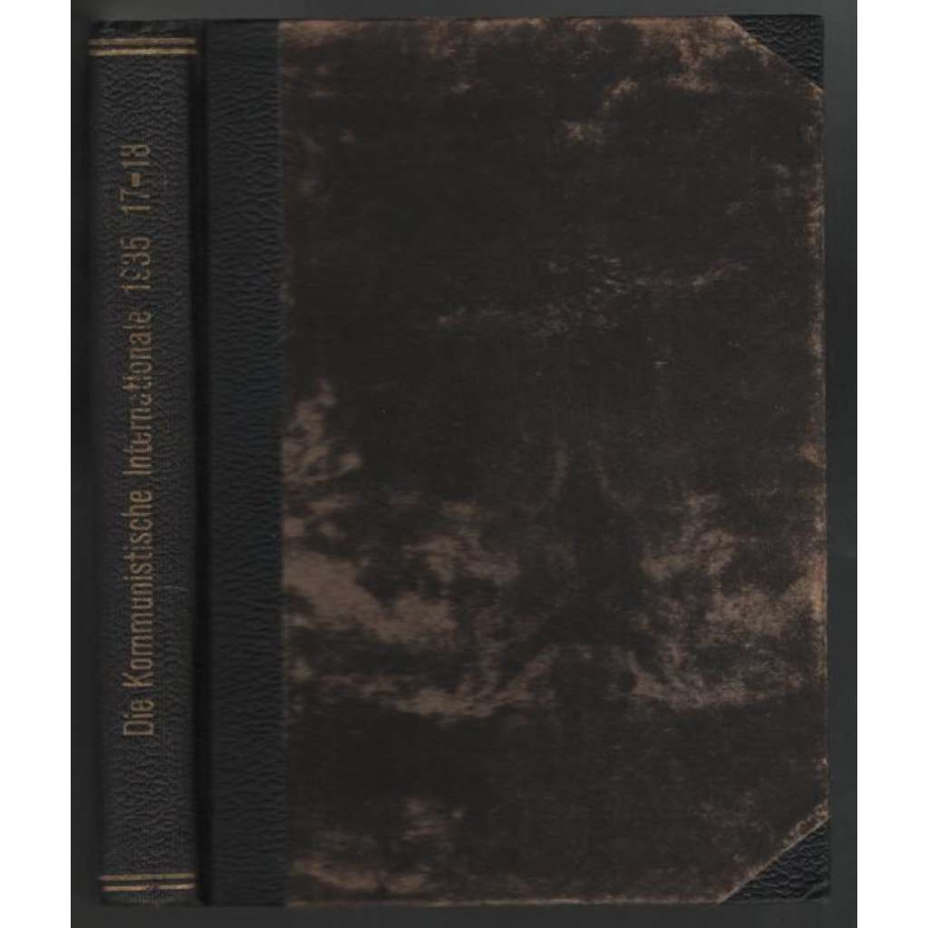 Die Kommunistische Internationale; XVI. Jahrgang 1935, Heft 17/18 [komunismus]