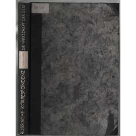 Russische Korrespondenz - Beilage; Jahrg. II, Band II, Juli-Oktober 1921, Nr. 7/9 u.12, Jahrg. III, Band I, Juni 1922, Nr. 6 [Sovětské Rusko]