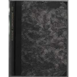 Russische Korrespondenz; Jahrgang II, Band I, Januar - April 1921, Nr. 1/2 u. 3/4 [Sovětské Rusko]