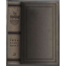 Die Gesellschaft. Internationale Revue für Sozialismus und Politik; 1. Jahrg., I.+II. Band, Hefte 1-9, 1924 [německá soc. demokracie]