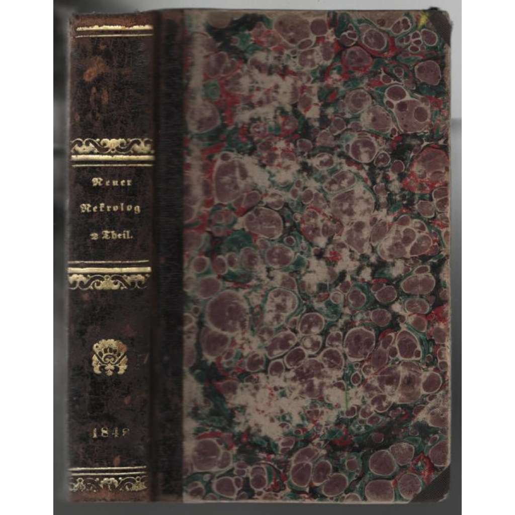 Neuer Nekrolog der Deutschen; Sechsundzwanigster Jahrgang, 1848, zweiter Theil [nekrolog 1848, 2. díl]