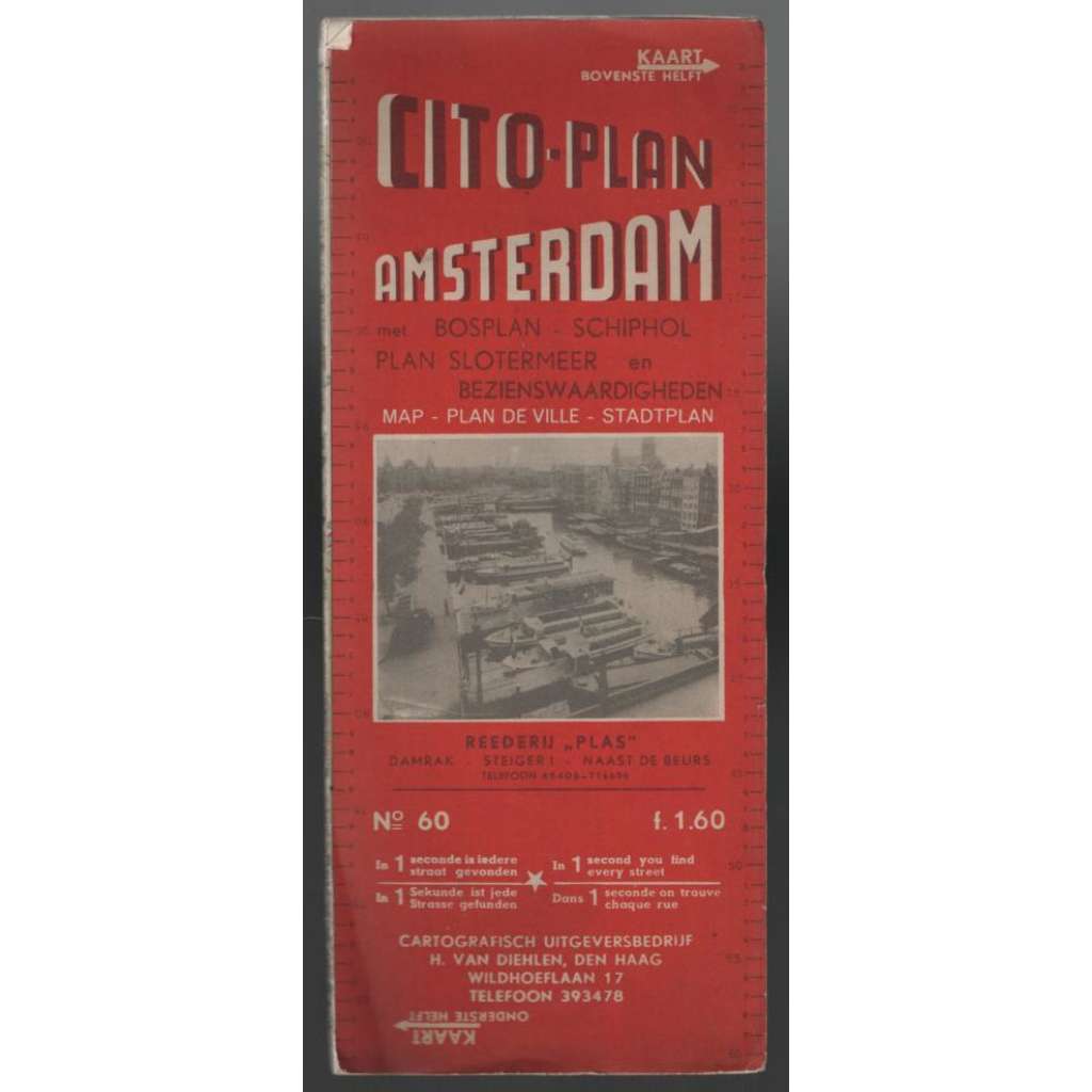 Cito-Plan Amsterdam [plán města]
