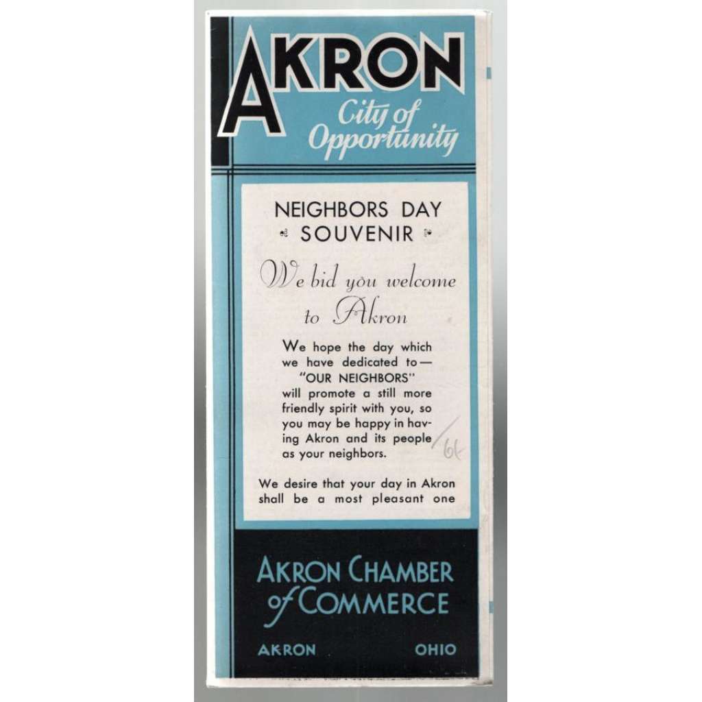 Akron. City of Opportunity [průvodce, Akrok, Ohio]