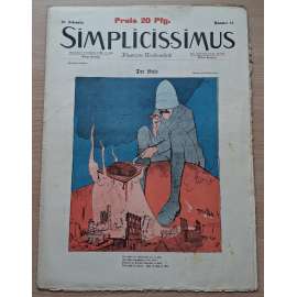 Simplicissimus. Illustrierte Wochenschrift; 10. Jahrgang, Nr. 16, 18. Juli 1905 [německý satirický týdeník]