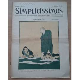 Simplicissimus; 18. Jahrgang, Nr. 12, 16. Juni 1913 [německý satirický týdeník]