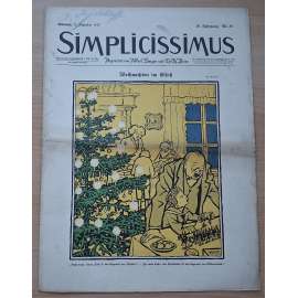 Simplicissimus; 18. Jahrgang, Nr. 39, 22. Dezember 1913 [německý satirický týdeník]