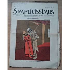 Simplicissimus; 18. Jahrgang, Nr. 52, 23. März 1914 [německý satirický týdeník]