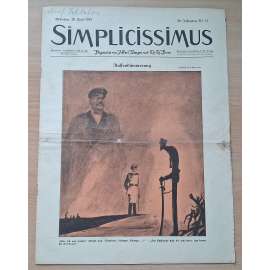 Simplicissimus; 20. Jahrgang, Nr. 13, 29. Juni 1915 [německý satirický týdeník]