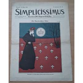 Simplicissimus; 20. Jahrgang, Nr. 52, 28. März 1916 [německý satirický týdeník]