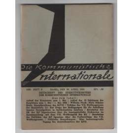 Die Kommunistische Internationale; XVI. Jahrgang 1935, Heft 8 [komunismus]