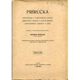 Príručka účtovnickej a pokladničnej služby okresných úradov a autonomného hospodárenia okresov a obcí (účetnictví)