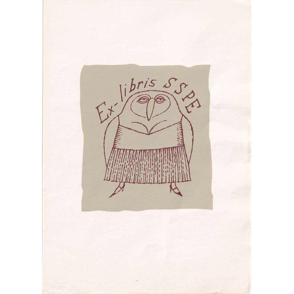 Adolf Born – Ex libris Litografie