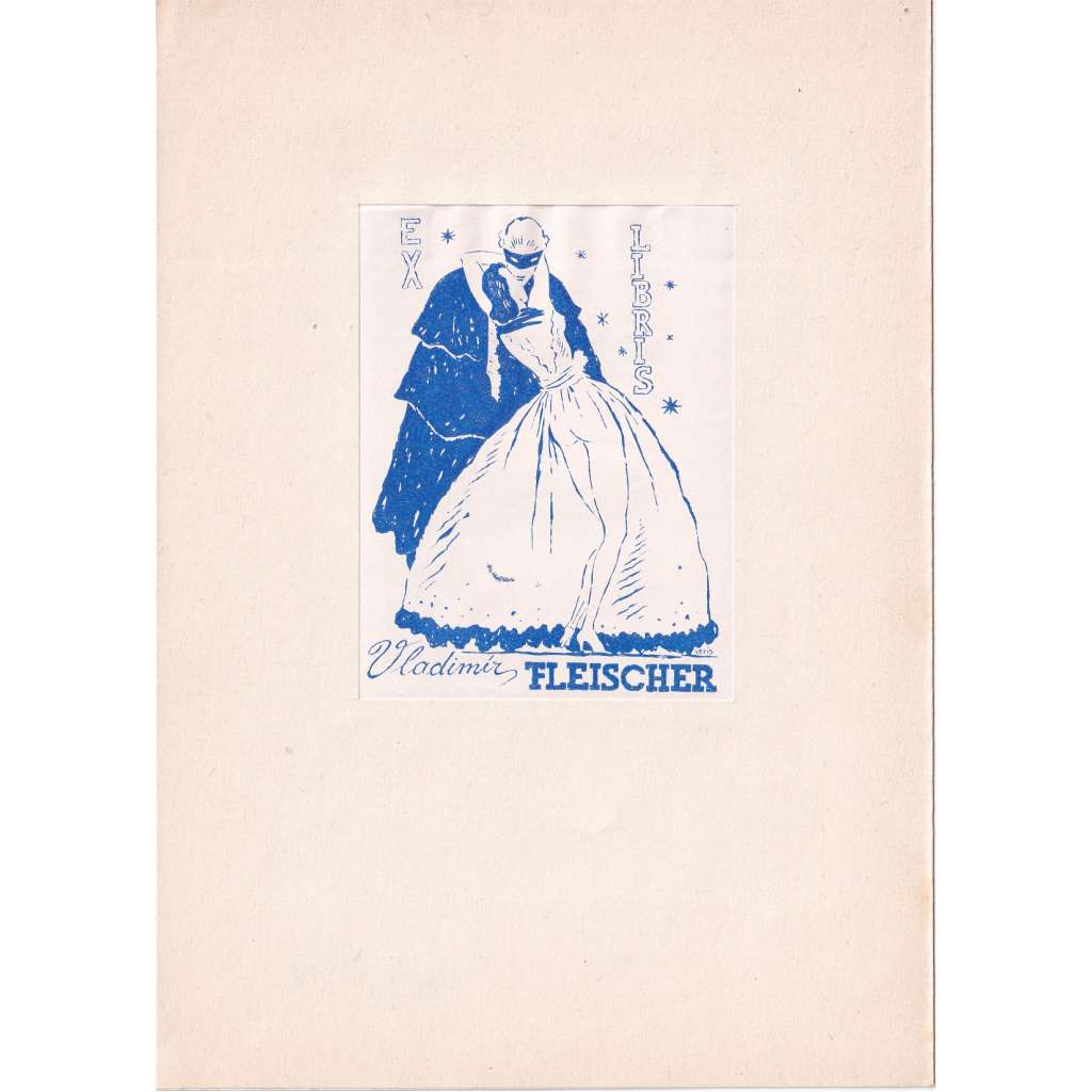Veris / Jaroslav Zamazal – Ex libris erotické, Vladimír Fleischer (erotika) zinkografie