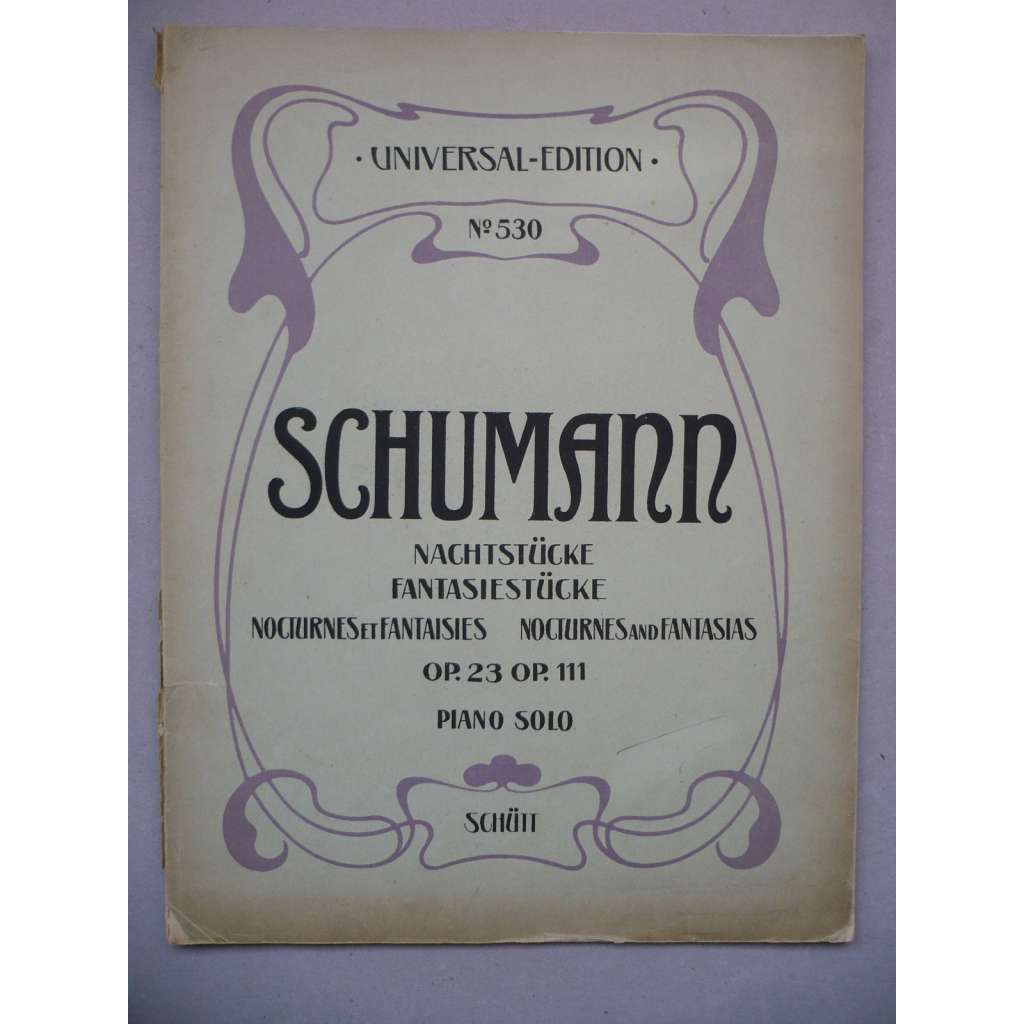 Nachtstücke, Phantasiestücke, op. 23, op. 111