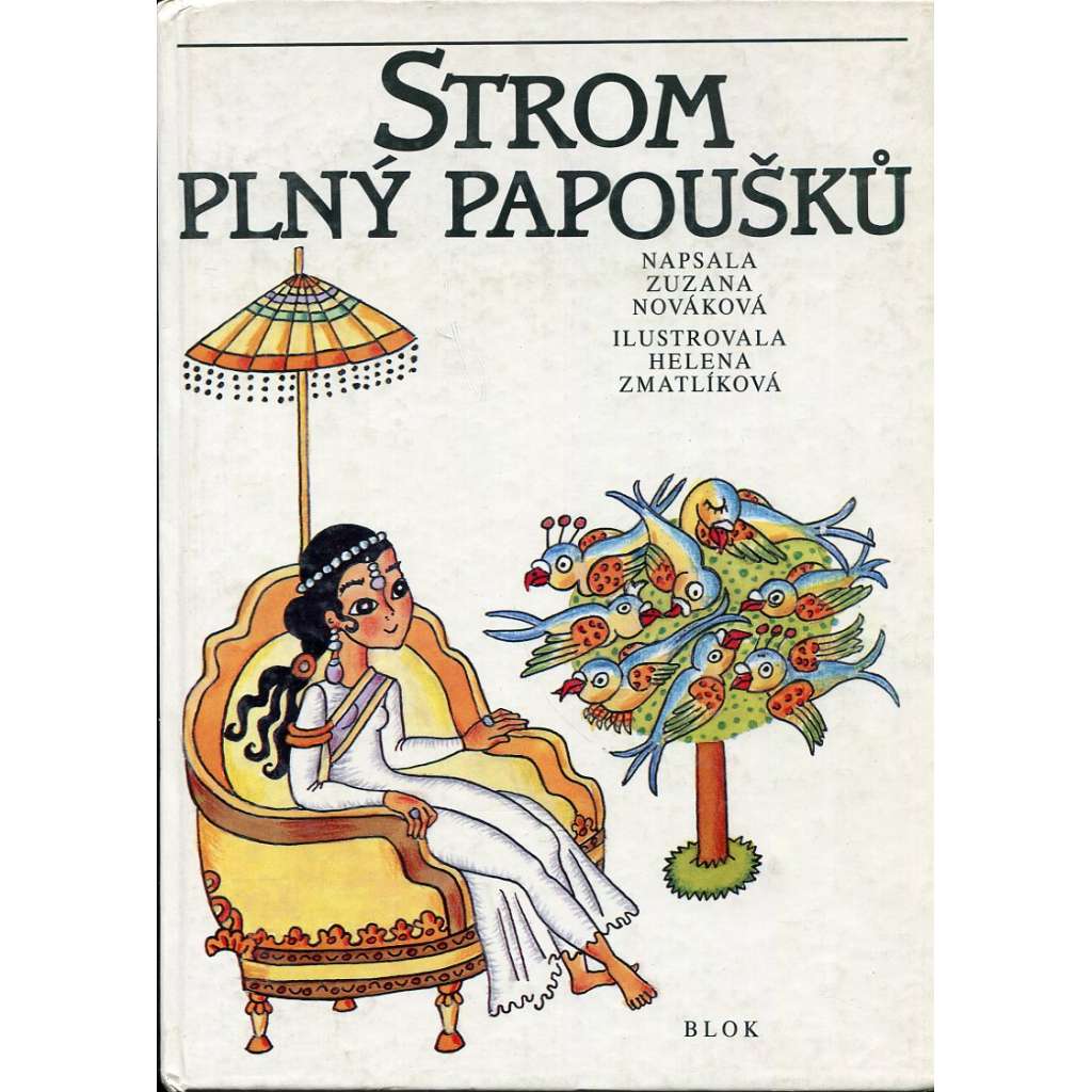 Strom plný papoušků