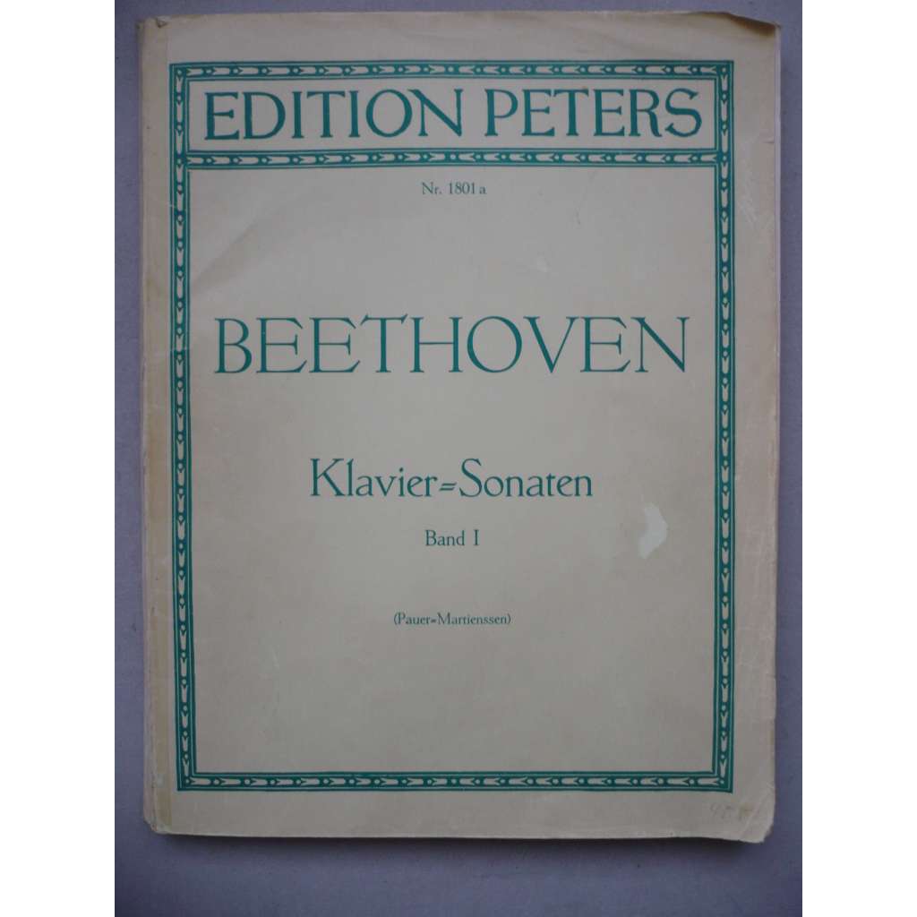 Beethoven - Klavier - Sonaten, Band I. (Klavír)