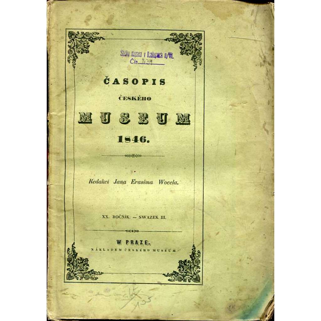 Časopis Českého museum, 3/1846