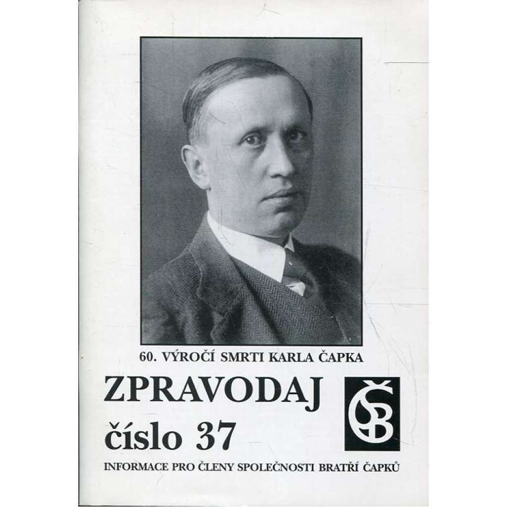 Společnost bratří Čapků: Zpravodaj č. 37