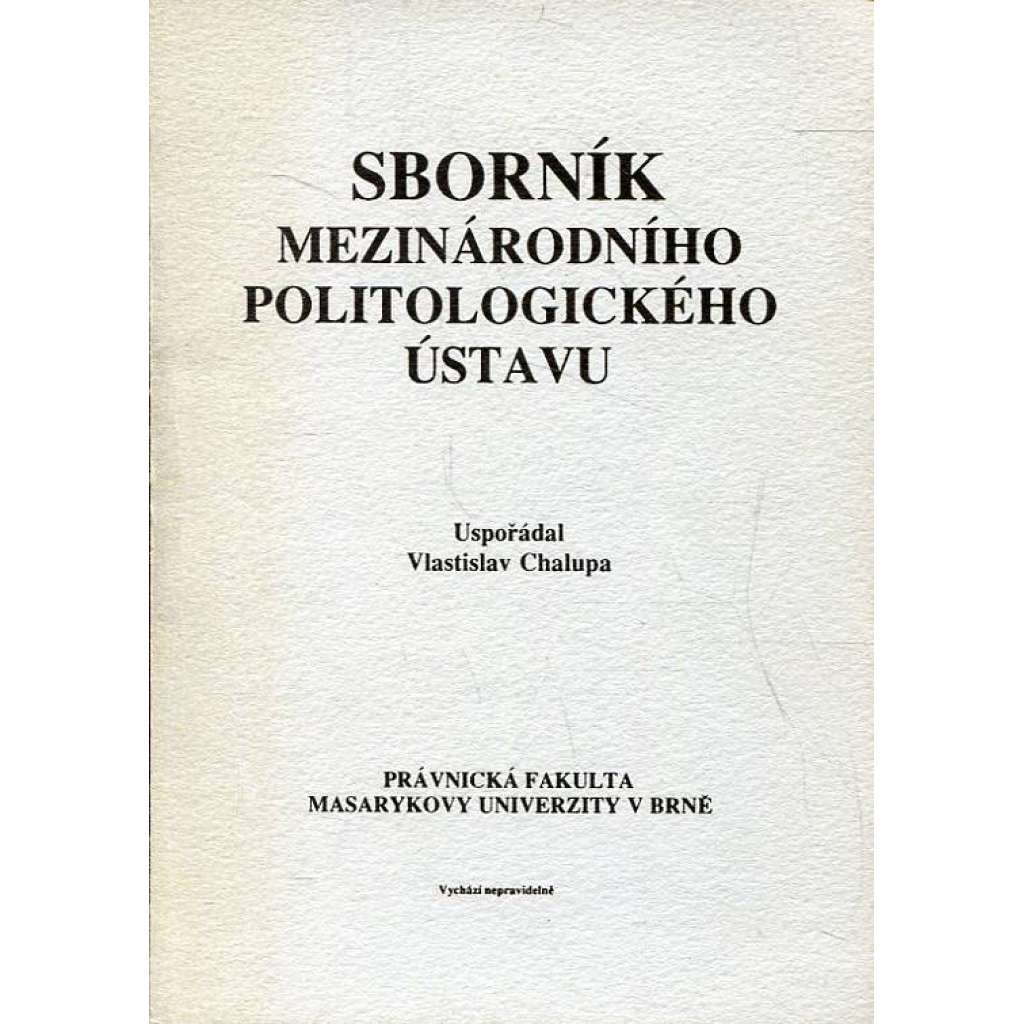 Sborník Mezinárodního politologického ústavu